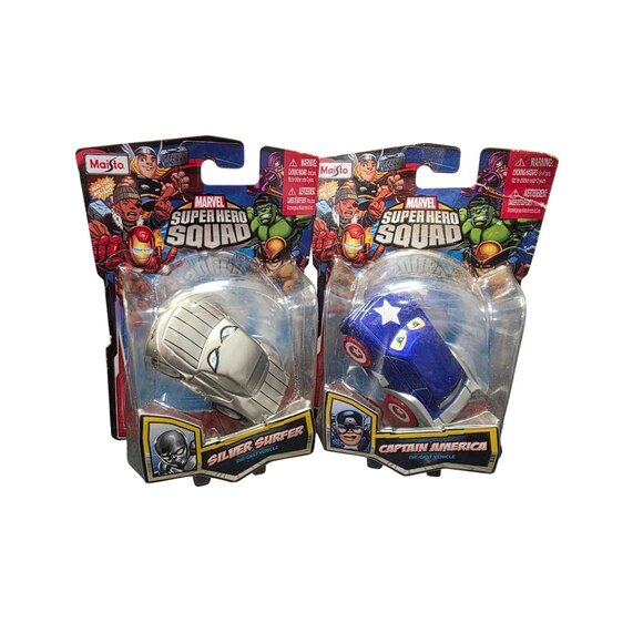 Marvel Super Hero Squad Captain America & Silver Surfer Toys - Picture 3 of 10